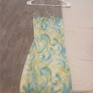 Swirl Patterned Dress